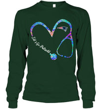 Load image into Gallery viewer, Let's go New England Patriots dyed nurse scope love shirt