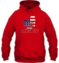 Load image into Gallery viewer, New York Jets New York 4th July independence day american flag shirt