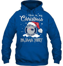 Load image into Gallery viewer, This is my christmas New England Patriots pajama shirt t shirt