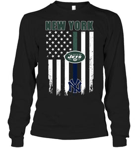 New York New York Jets New York Yankees american flag shirt