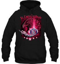 Load image into Gallery viewer, st louis cardinals eagle american flag shirt