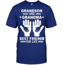 Load image into Gallery viewer, Grandson and gramma best friends for life T Shirt