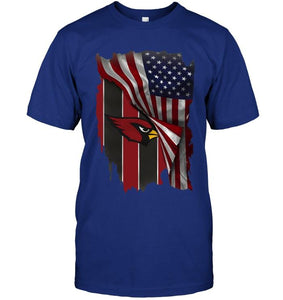 Arizona Cardinals american flag fan hoodie