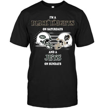 Load image into Gallery viewer, I'm Army Black Knights on Saturdays and New York Jets on Sundays shirt