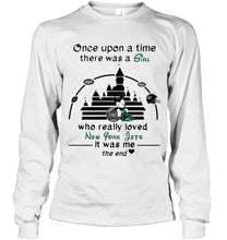 Load image into Gallery viewer, Once upon a time there was girl really loved New York Jets it was me mickey disney castle shirt
