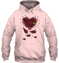 Load image into Gallery viewer, Arizona Cardinals tiny hearts shape shirt