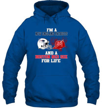 Load image into Gallery viewer, i'm a New England Patriot and a Boston Red Sox for life shirt