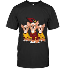 Load image into Gallery viewer, Arizona Cardinals Chihuahuas fan shirt