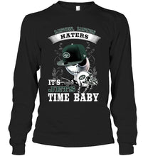 Load image into Gallery viewer, Fear the New York Jets jack skellington fan hoodie