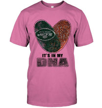 Load image into Gallery viewer, New York Jets and New York Mets it's my dna love fingerprints shirt