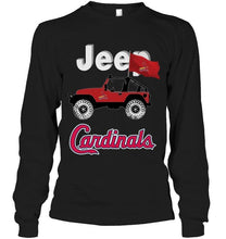 Load image into Gallery viewer, Jeep St Louis Cardinals fan shirt