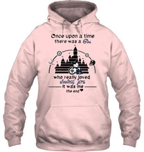 Load image into Gallery viewer, Once upon a time there was girl really loved Winnipeg Jets it was me mickey disney castle shirt