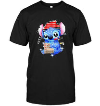 Load image into Gallery viewer, Stitch Pizza Hut diamond gliterring shirt
