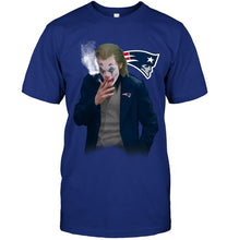 Load image into Gallery viewer, New England Patriots joker joaquin phoenix smoking t shirt