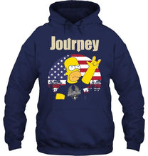 Load image into Gallery viewer, homer simpson Journey retro shirt