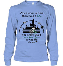 Load image into Gallery viewer, Once upon a time there was girl really loved New York Jets it was me mickey disney castle shirt