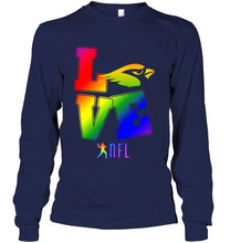 Load image into Gallery viewer, Love Arizona Cardinals lgbt NFL shirt