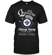Load image into Gallery viewer, Winnipeg Jets Queen classy sasy and a bit smart asy shirt