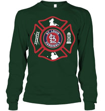 Load image into Gallery viewer, St Louis Cardinals Firefighter shirt