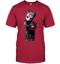 Load image into Gallery viewer, Groot hugs St. Louis Cardinals shirt