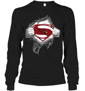 Arizona Cardinals Superman Ripped shirt