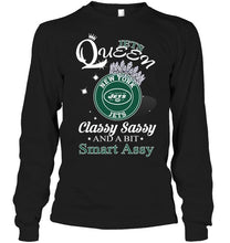 Load image into Gallery viewer, New York Jets Queen classy sasy and a bit smart asy shirt