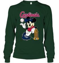 Load image into Gallery viewer, St Louis Cardinals mickey mlb champions shirt