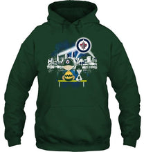 Load image into Gallery viewer, snoopy watch Winnipeg Jets city star light shirt