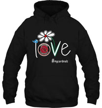 Load image into Gallery viewer, Love my Cardinals Arizona Cardinals daisy fan shirt