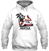Load image into Gallery viewer, Beetle St Louis Cardinals on beach shirt