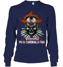 Load image into Gallery viewer, Warning I'm St Louis Cardinals fan it halloween shirt