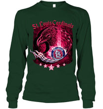 Load image into Gallery viewer, st louis cardinals eagle american flag shirt