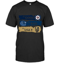 Load image into Gallery viewer, Winnipeg Jets the good the bad the ugly fan t shirt