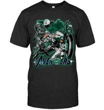 Load image into Gallery viewer, New York Jets The avengers assemble fighting simpson shirt