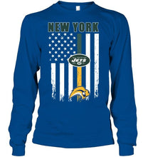 Load image into Gallery viewer, New York New York Jets Buffalo Sabres american flag shirt