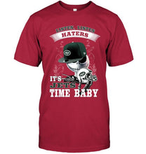 Load image into Gallery viewer, Fear the New York Jets jack skellington fan hoodie