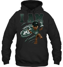 Load image into Gallery viewer, I am groot loves New York Jets fan t shirt