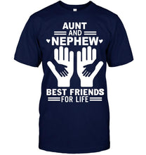 Load image into Gallery viewer, aunt and nephew best friends for life T Shirt