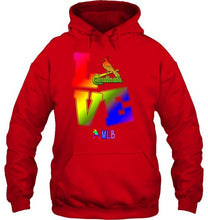 Load image into Gallery viewer, Love St Louis Cardinals lgbt shirt
