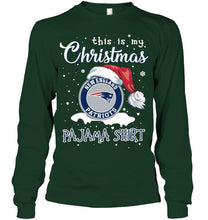 Load image into Gallery viewer, This is my christmas New England Patriots pajama shirt t shirt