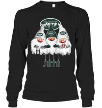 Load image into Gallery viewer, New York Jets norway christmas gnomies elves fan t shirt