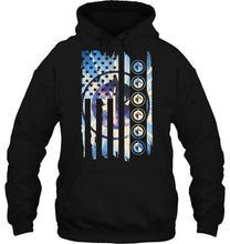 Load image into Gallery viewer, Winnipeg Jets 4th july independence day american flag shirt