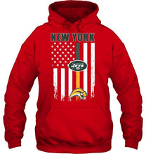 Load image into Gallery viewer, New York New York Jets Buffalo Sabres american flag shirt