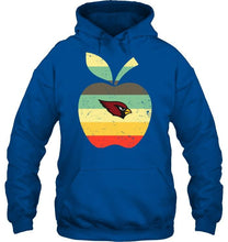 Load image into Gallery viewer, Arizona Cardinals teacher apple retro shirt