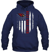 Load image into Gallery viewer, Best Arizona Cardinals dad ever american flag shirt