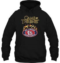 Load image into Gallery viewer, St Louis Cardinals game of thrones crown shirt