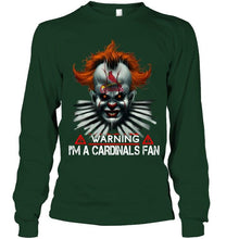 Load image into Gallery viewer, Warning I'm St Louis Cardinals fan it halloween shirt