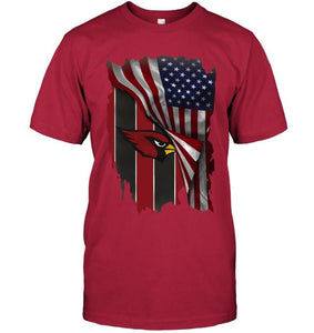 Arizona Cardinals american flag fan hoodie