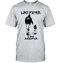 Load image into Gallery viewer, Like father like daughter New York Jets fan shirt