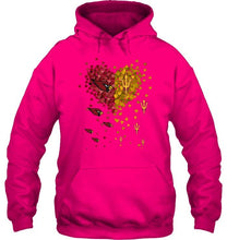 Load image into Gallery viewer, Arizona Cardinals Patriots and Arizona State Sun Devils tiny hearts shaped fan shirt